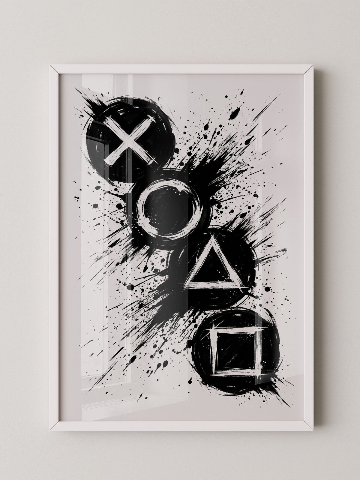 Spielkontrollen Kunst
