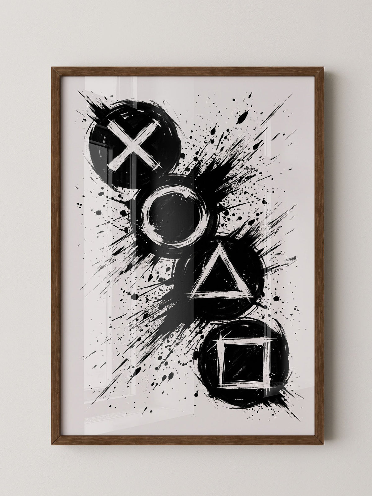 Spielkontrollen Kunst