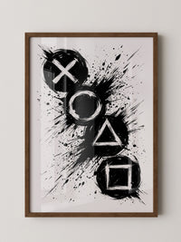 Spielkontrollen Kunst
