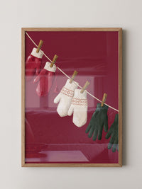 Bunte Winterhandschuhe