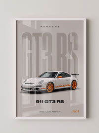 GT3 RS Sportwagen Illustration