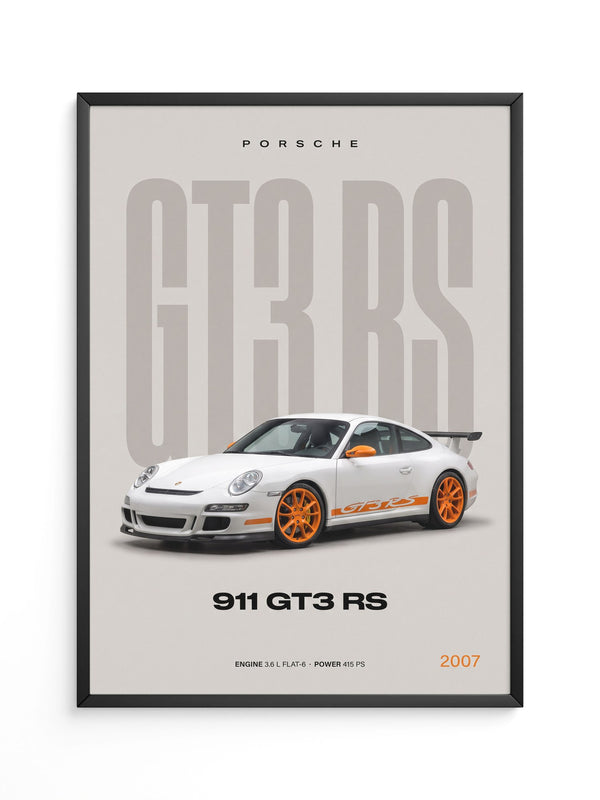 GT3 RS Sportwagen Illustration
