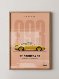 Sportwagen Retro Gelb