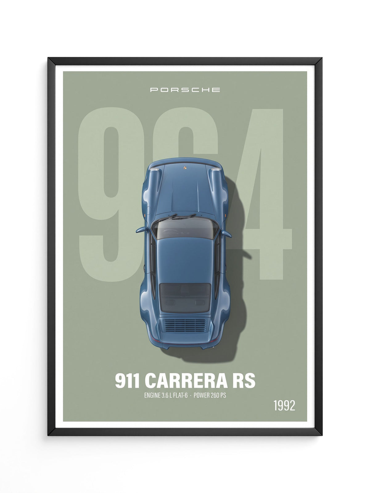 Porsche 911 RS Blau