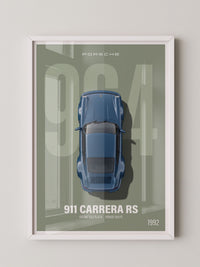 Porsche 911 RS Blau