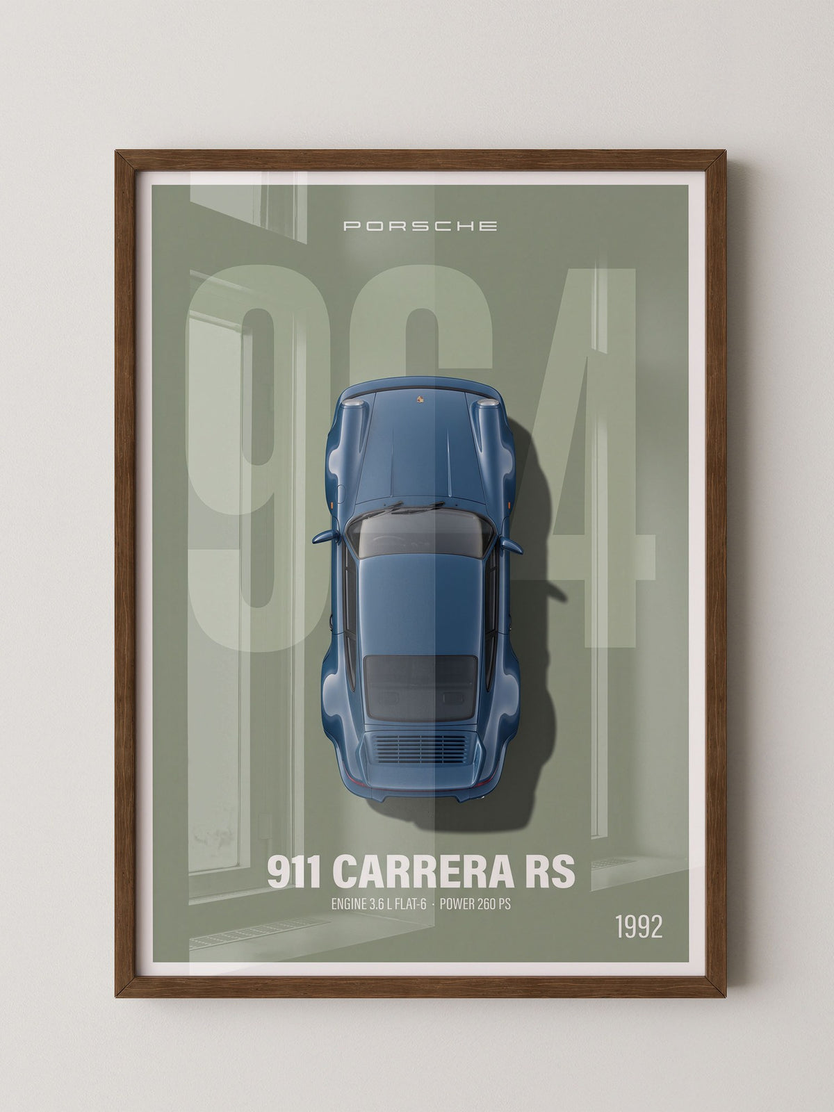 Porsche 911 RS Blau