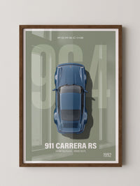 Porsche 911 RS Blau