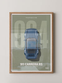 Porsche 911 RS Blau