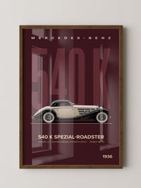 Klassischer Roadster Vintage
