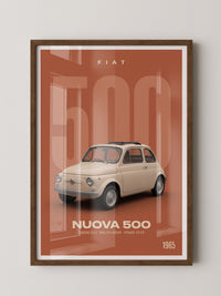 Fiat Retro Auto Ikone