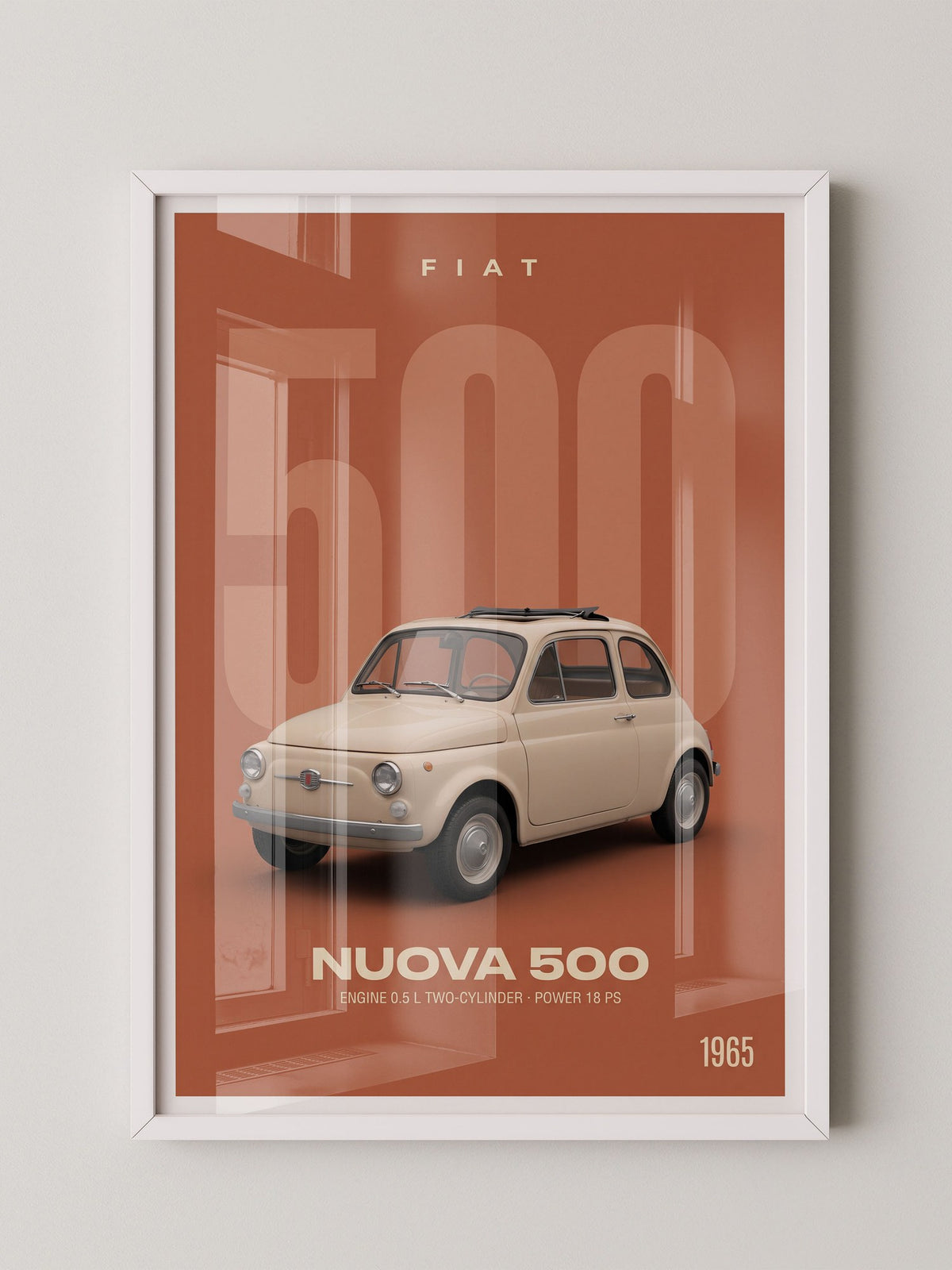 Fiat Retro Auto Ikone