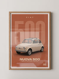 Fiat Retro Auto Ikone