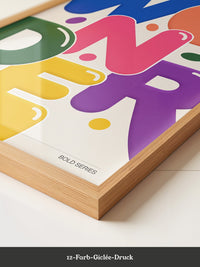 Bunte Buchstaben Wunder