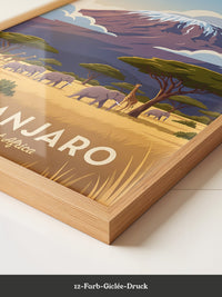 Kilimanjaro Savanne Illustration