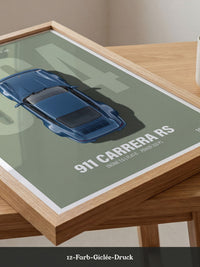 Porsche 911 RS Blau