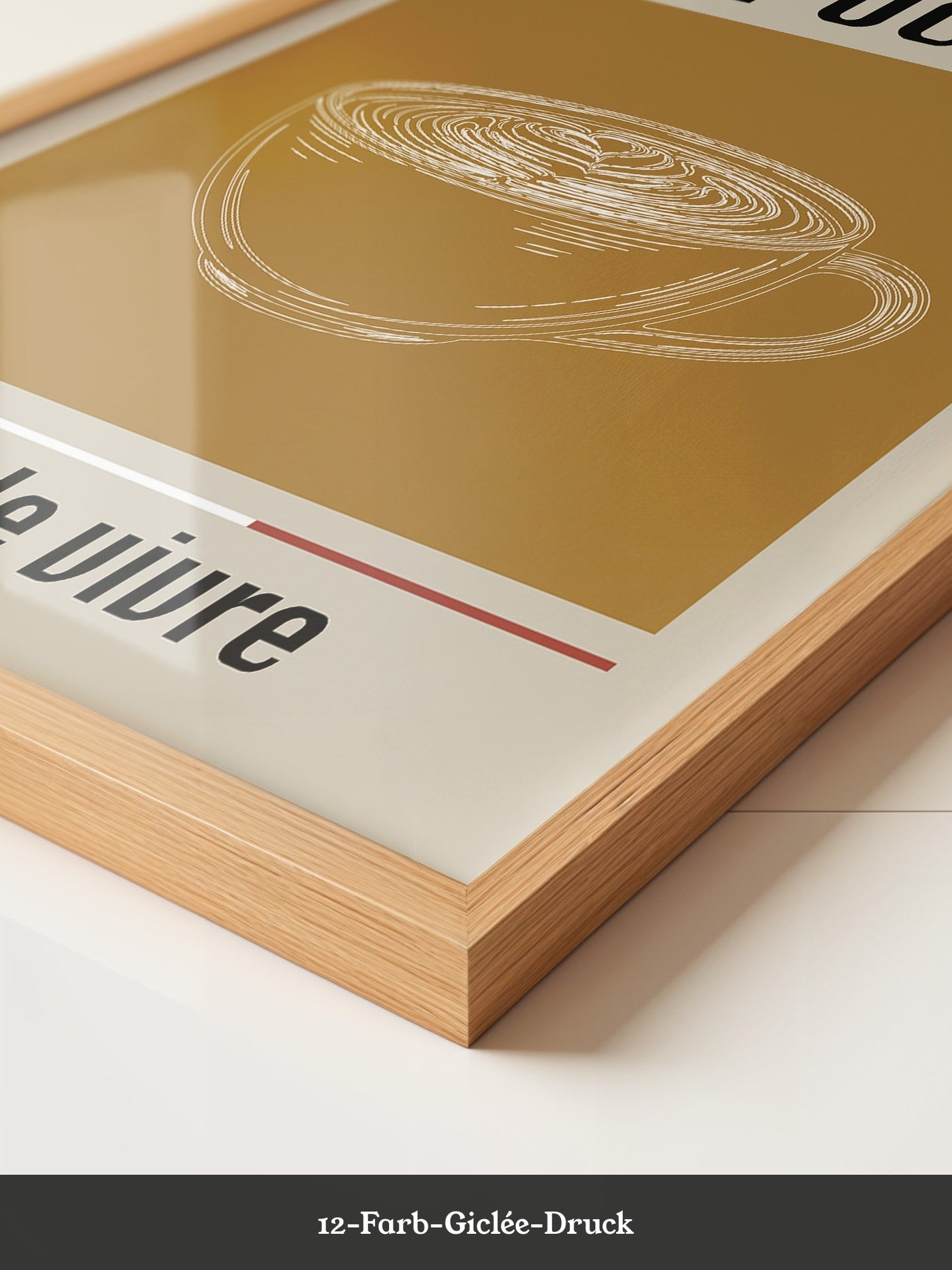 Cappuccino Tasse Minimalistisch