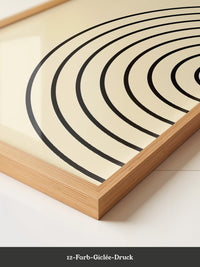 Kreise Minimalismus Beige