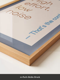 Motivation Typografie minimalistisch