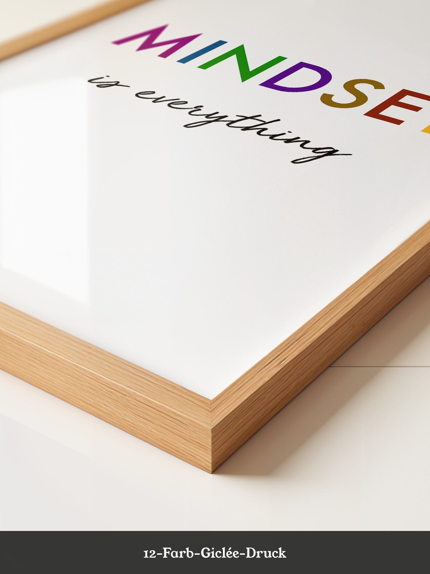 Mindset Bunt Schriftzug
