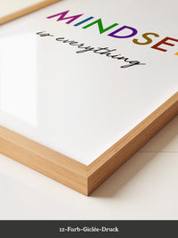 Mindset Bunt Schriftzug