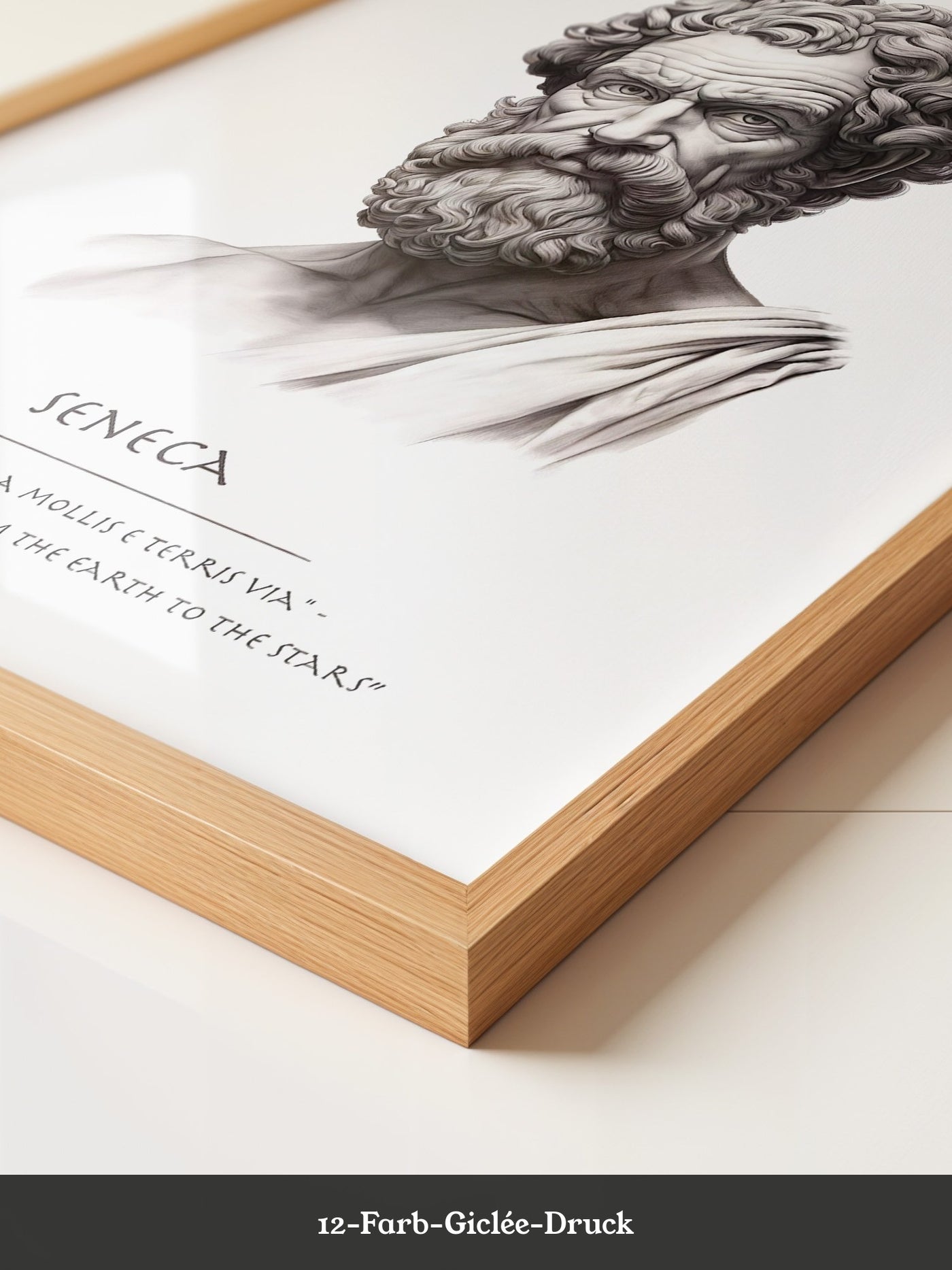 Seneca Büste klassisch schwarzweiß