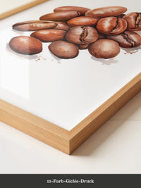 Kaffeebohnen Aquarell Braun