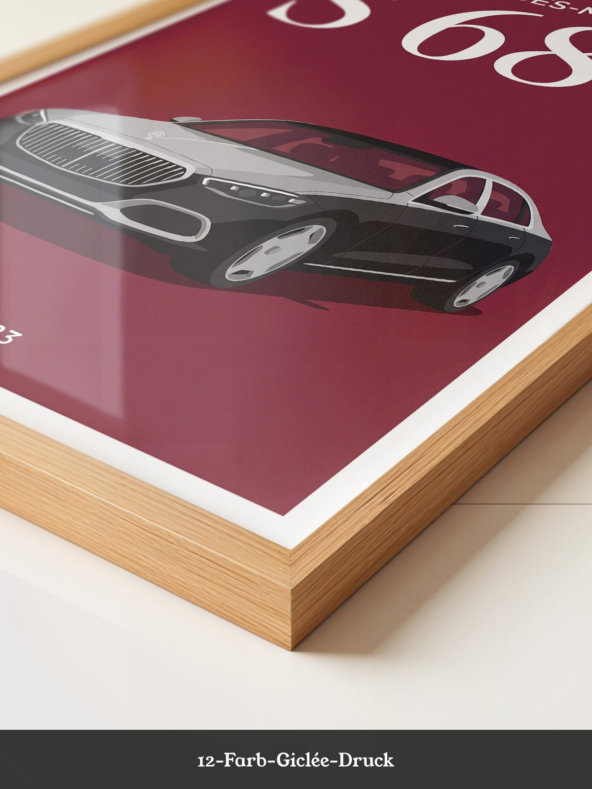 Mercedes Luxusauto Illustration