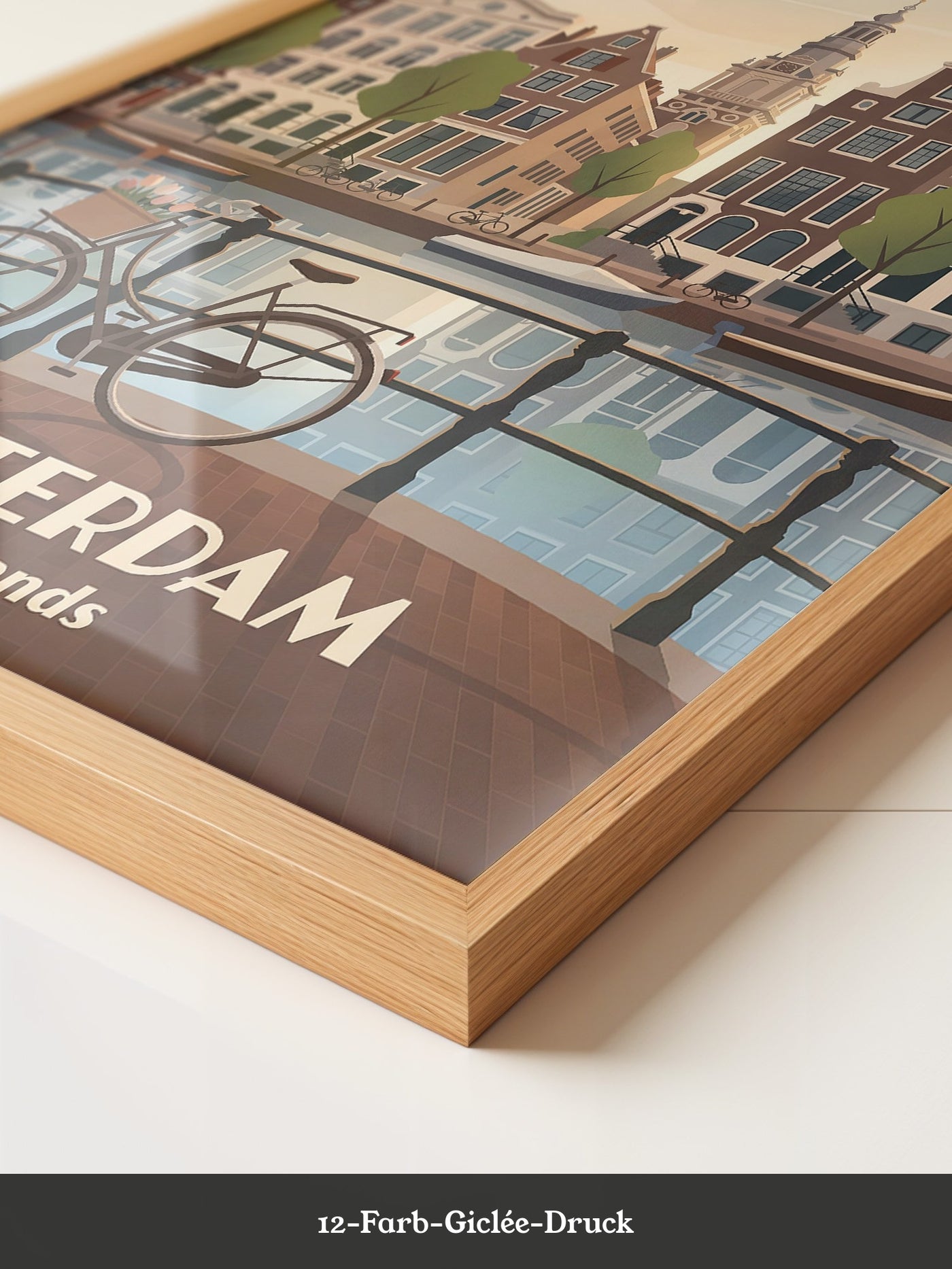 Fahrrad Grachtenblick Stadtansichten