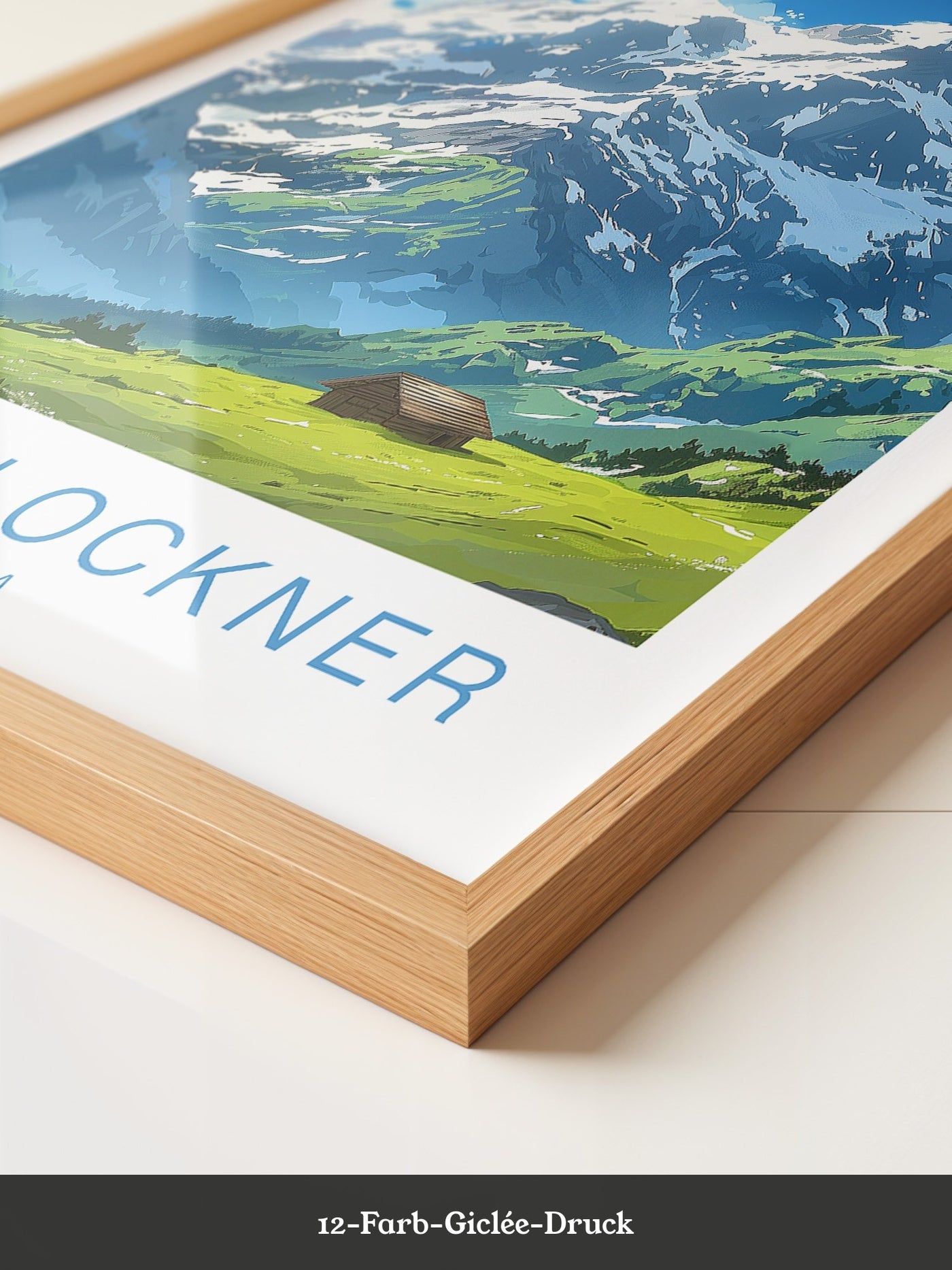 Großglockner Alpenlandschaft Malerei
