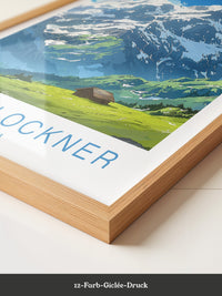 Großglockner Alpenlandschaft Malerei