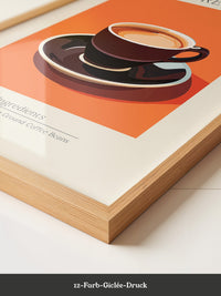 Espressotasse Orange Retro