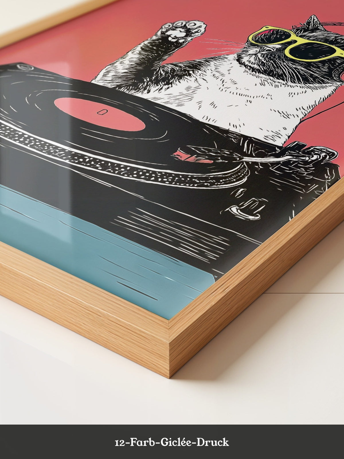 DJ Katze Popart retro
