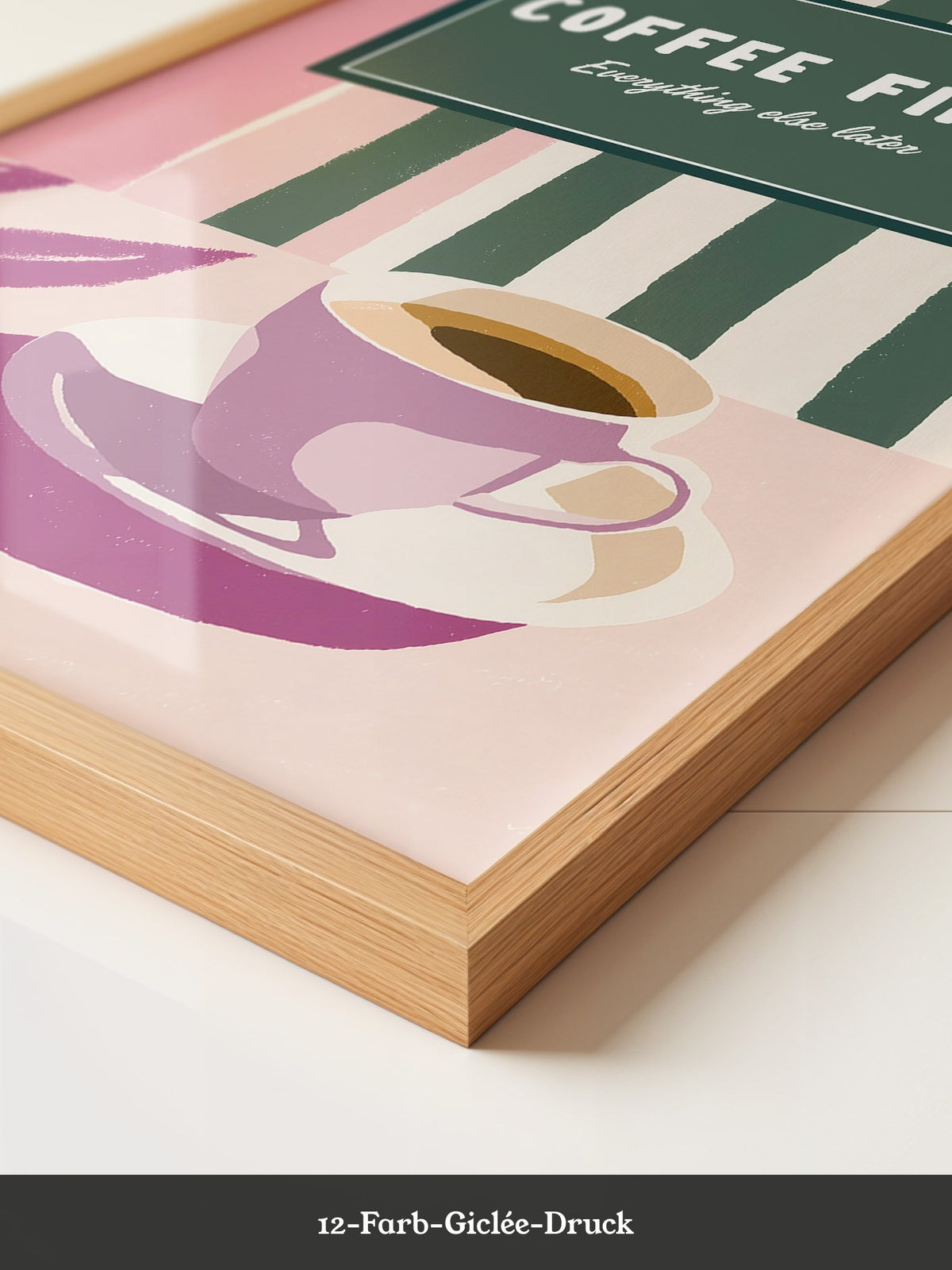 Kaffeetasse Retro Pastell
