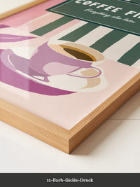 Kaffeetasse Retro Pastell