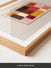 Farbquadrate Retro Look