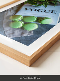 Macarons Vogue Grünstillleben