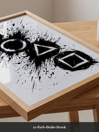 Spielkontrollen Kunst