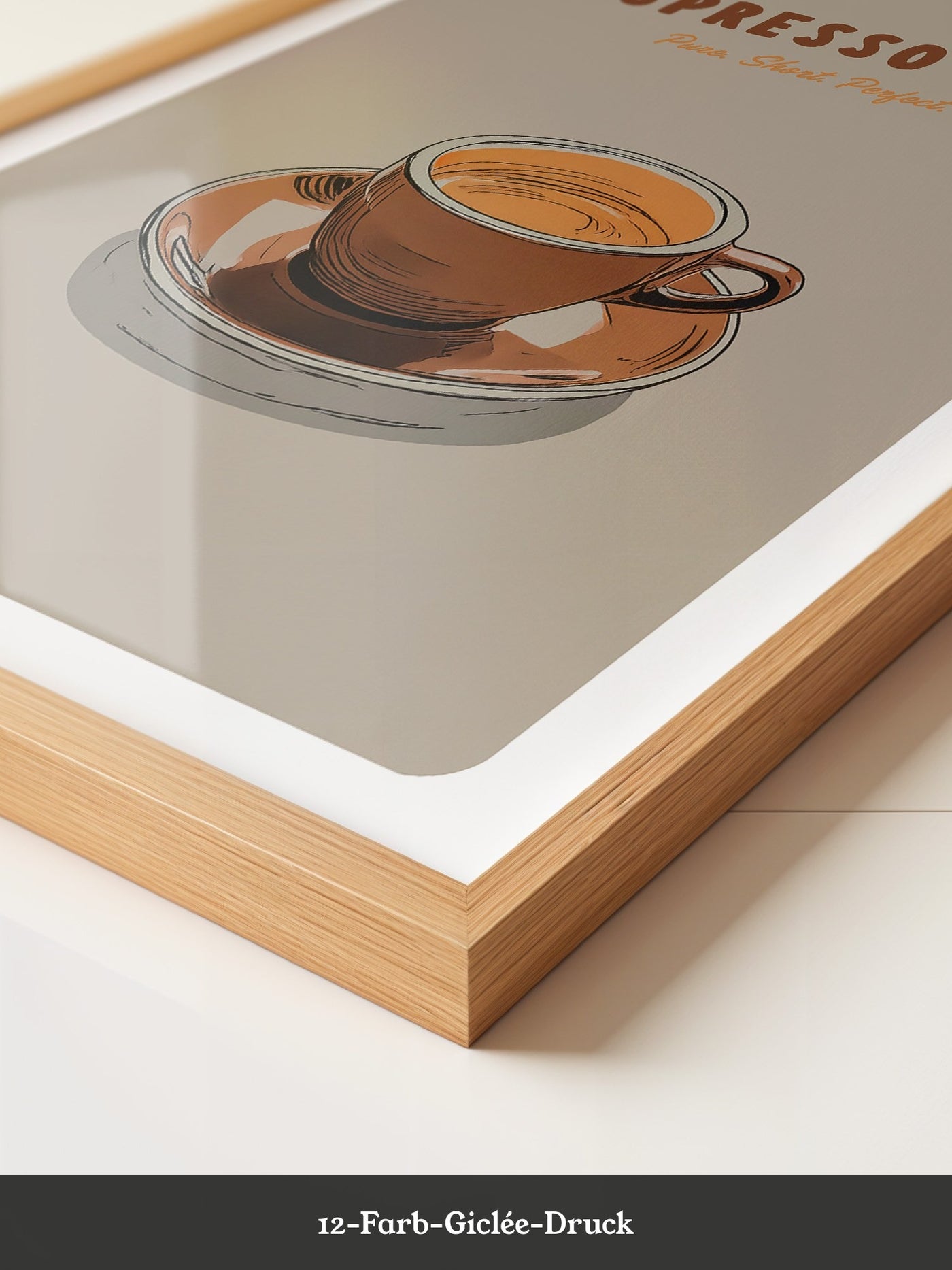 Espressotasse Retro Braun