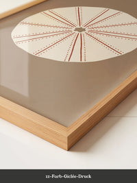 Geometrische Sonne Minimalistisch