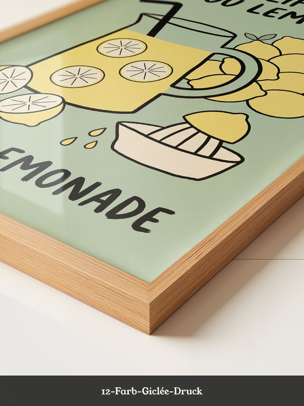 Zitronenlimonade Poster Küche