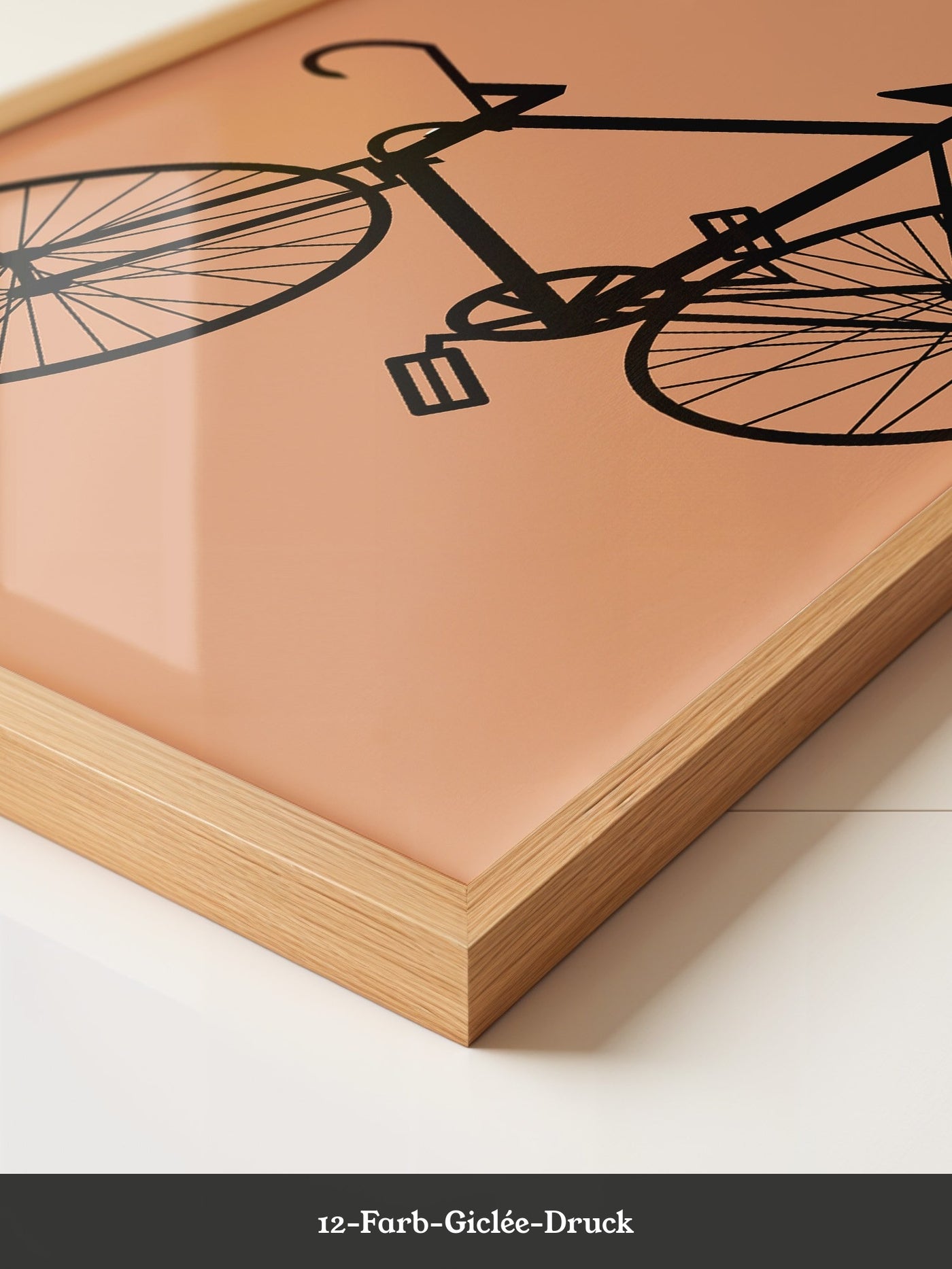 Fahrrad Abstrakt Schatten Braun