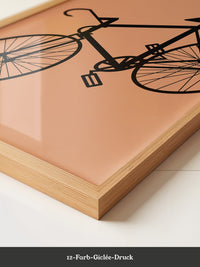 Fahrrad Abstrakt Schatten Braun
