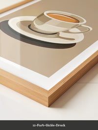 Kaffee Tasse Retro Stil