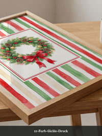 Weihnachtlicher Kranz Aquarell