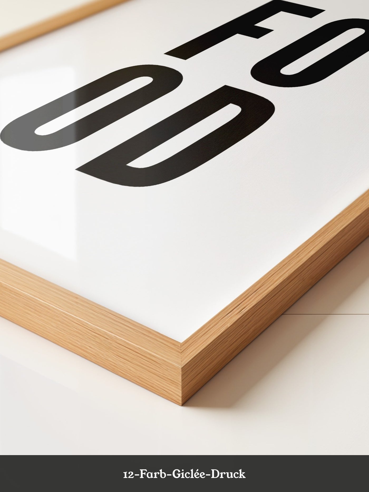 Food Buchstaben vertikal