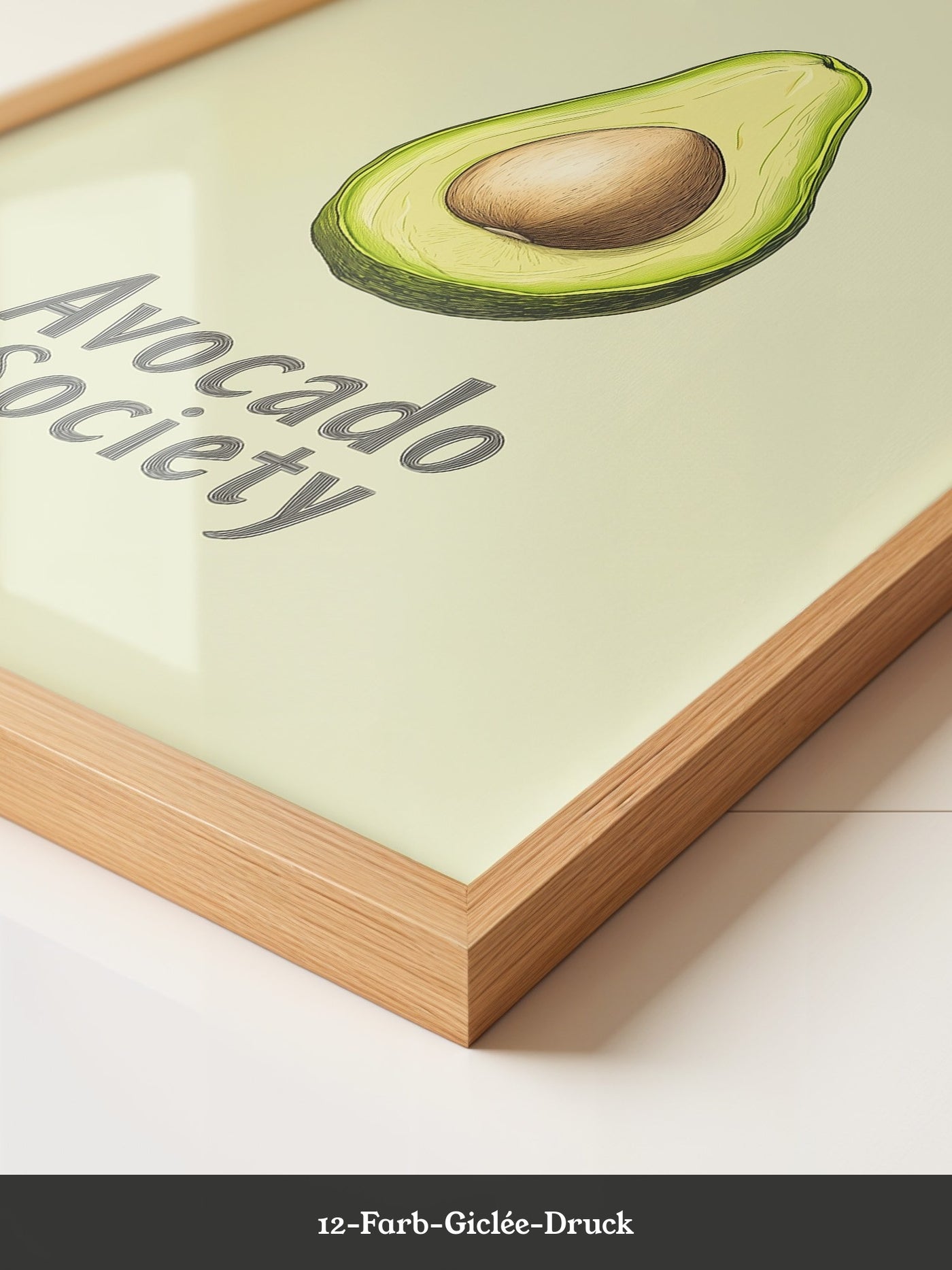 Avocado Vintage Illustration