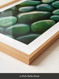 Jade Steine Glanzoptik