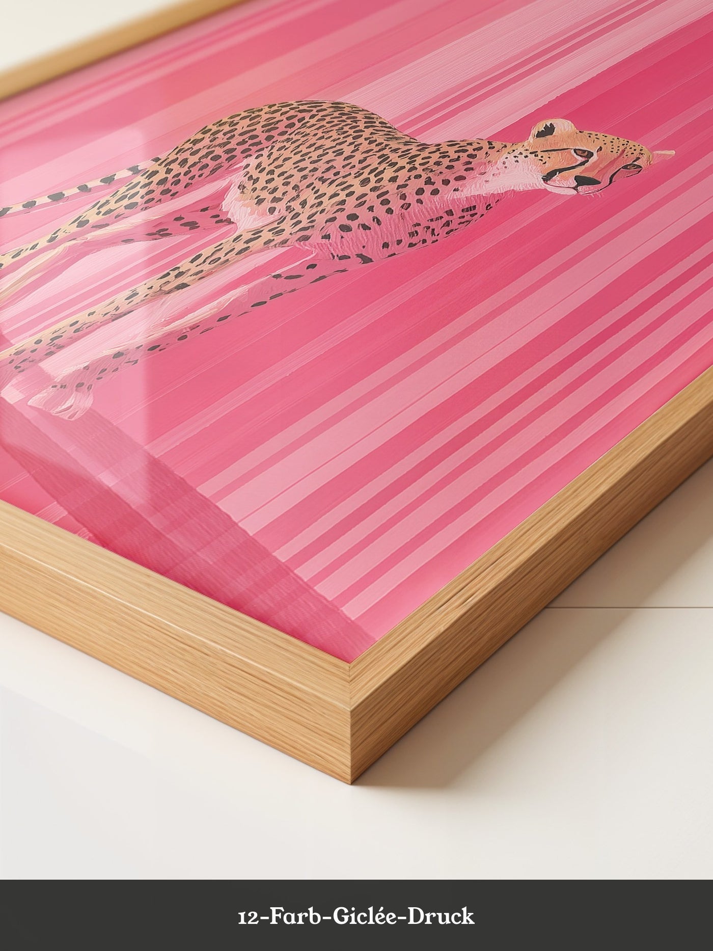 Gepard Pink Streifenmuster