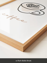 Cappuccino Tasse Minimalistisch