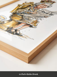 Königin Zeitung Cartoon Goldthron